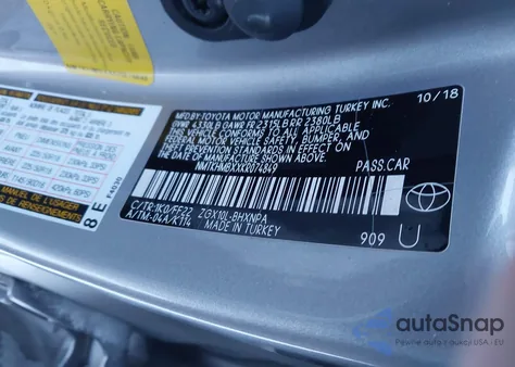 2019 Toyota C-Hr Xle from USA, damaged, VIN NMTKHMBXXKR074849